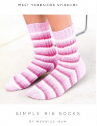 Knitting Pattern - WYS  - 4ply - SimpleRibSocks